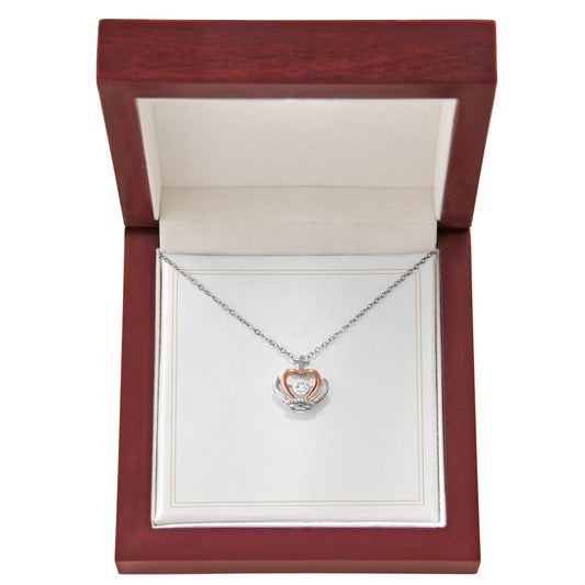 Crown Pendant Necklace