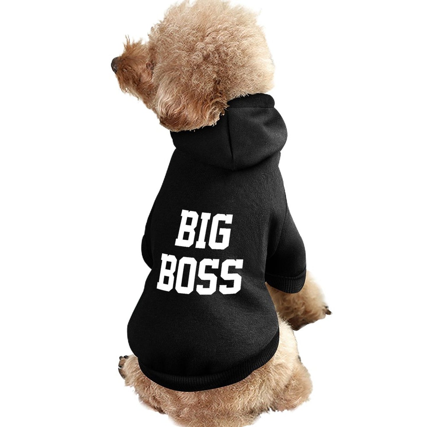 Custom Pet Hoodies-Partially Printed Pullover Sweatshirts