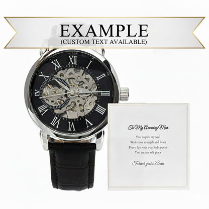 Openwork Watch — with Personalized Message Card