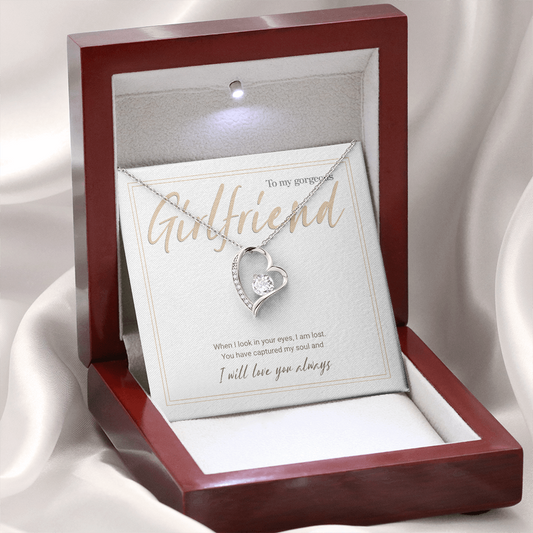 Forever Love Sparkling Heart Necklace – Timeless Gift of Devotion