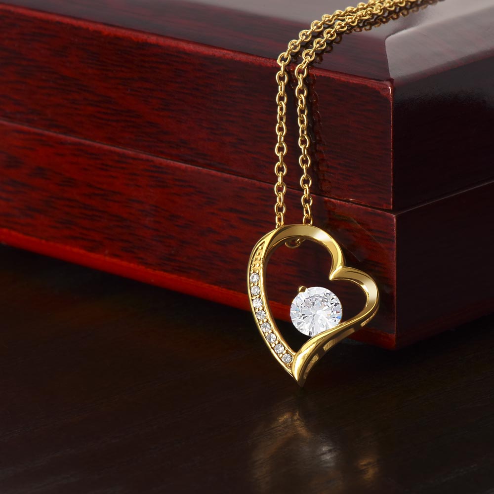 Forever Love Sparkling Heart Necklace – Timeless Gift of Devotion