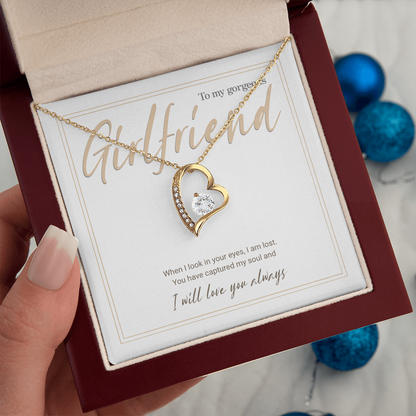 Forever Love Sparkling Heart Necklace – Timeless Gift of Devotion