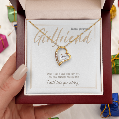 Forever Love Sparkling Heart Necklace – Timeless Gift of Devotion