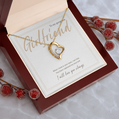 Forever Love Sparkling Heart Necklace – Timeless Gift of Devotion