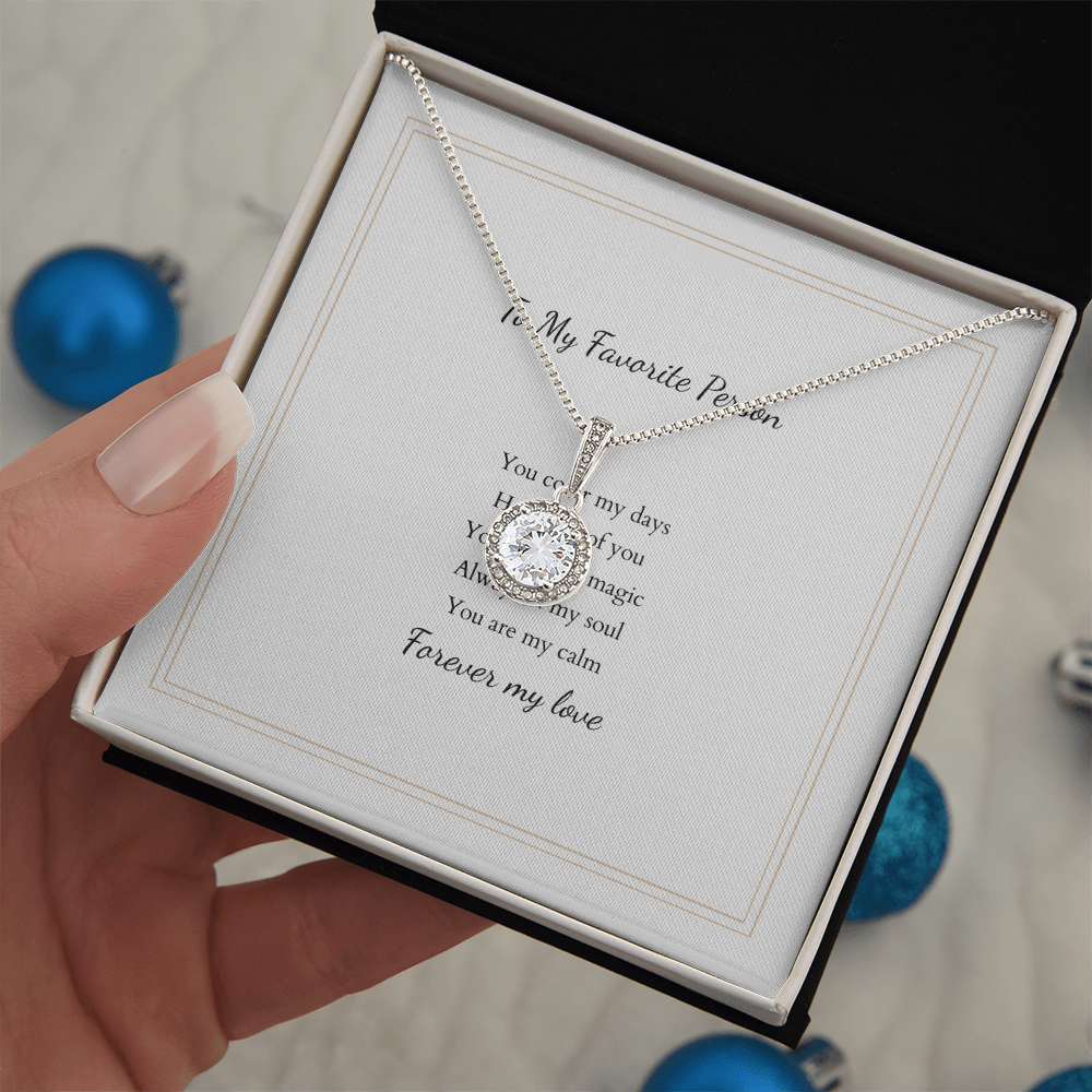 Eternal Hope Necklace with Personalized Message Card – A Timeless Gift for Her