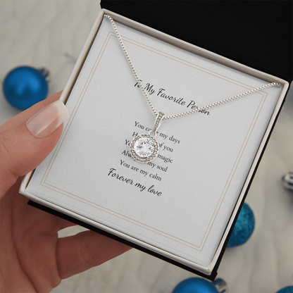 Eternal Hope Necklace with Personalized Message Card – A Timeless Gift for Her