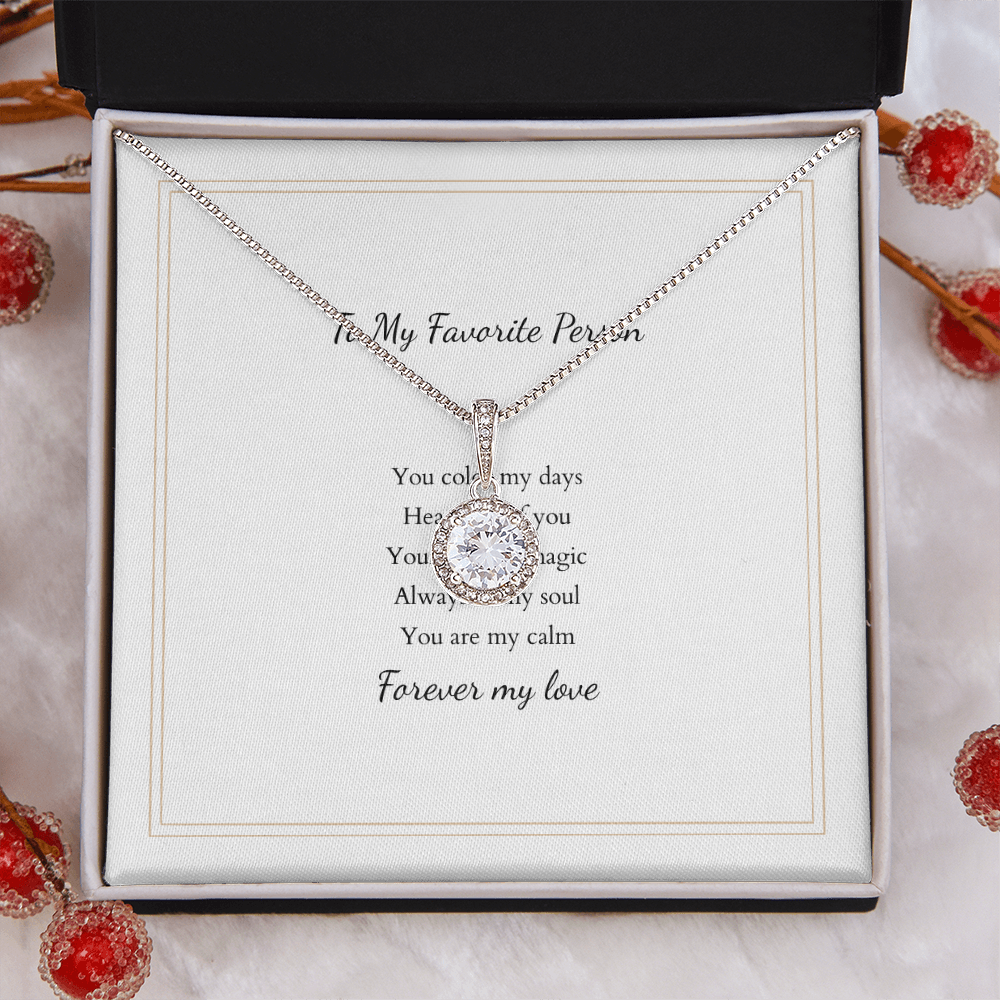 Eternal Hope Necklace with Personalized Message Card – A Timeless Gift for Her