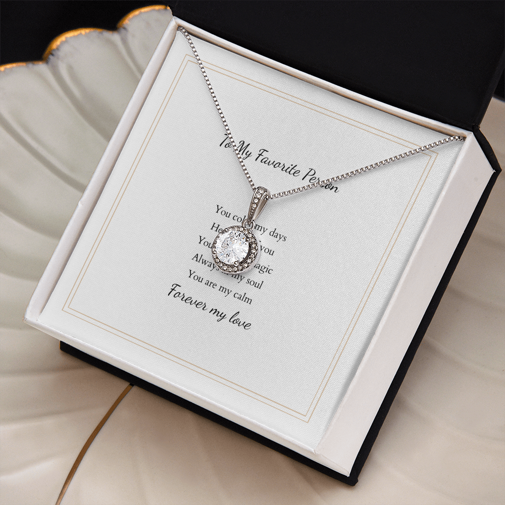 Eternal Hope Necklace with Personalized Message Card – A Timeless Gift for Her
