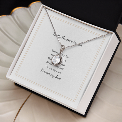 Eternal Hope Necklace with Personalized Message Card – A Timeless Gift for Her
