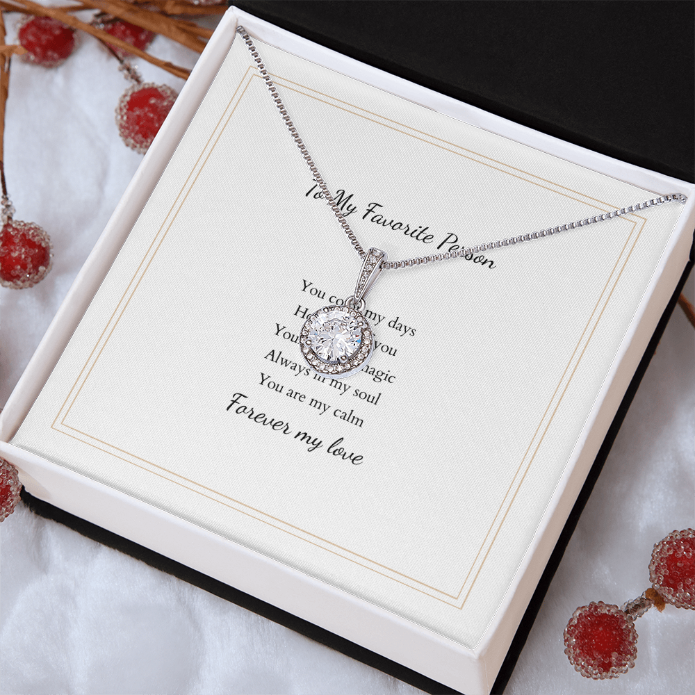 Eternal Hope Necklace with Personalized Message Card – A Timeless Gift for Her