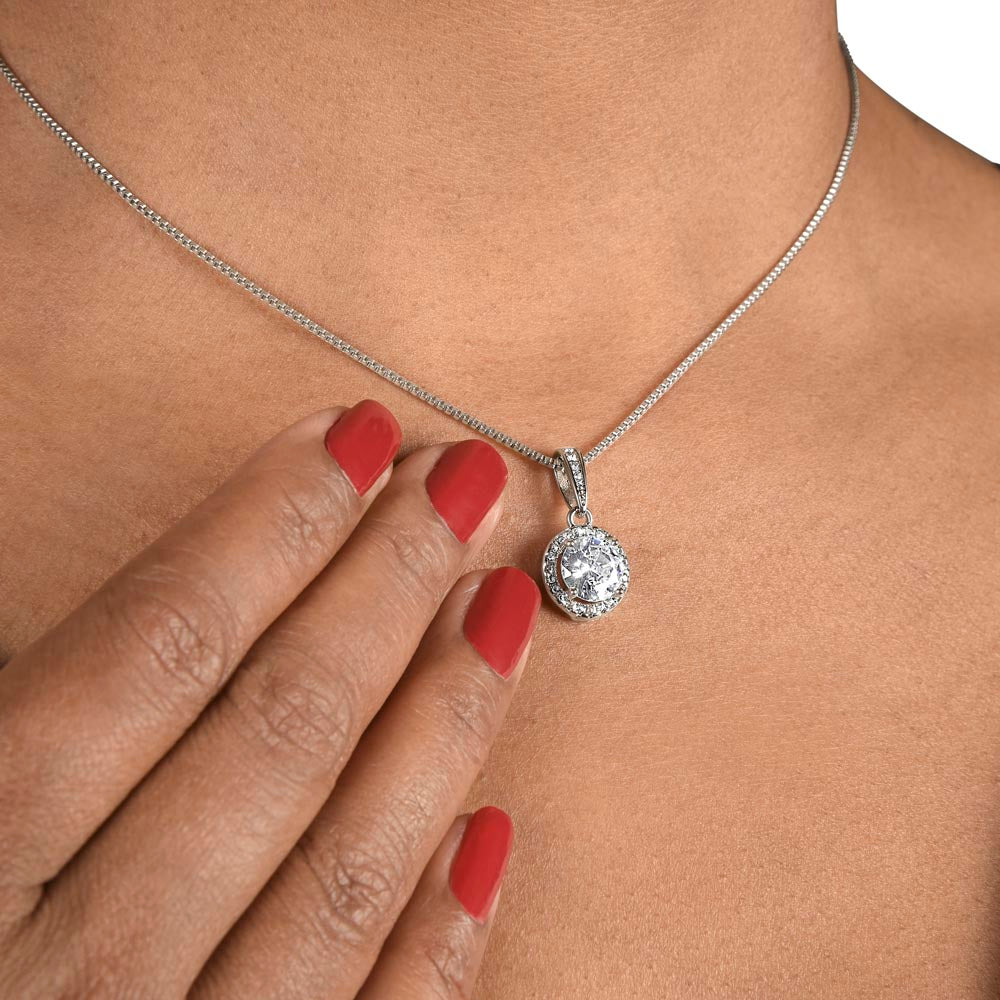 Eternal Hope Necklace with Personalized Message Card – A Timeless Gift for Her