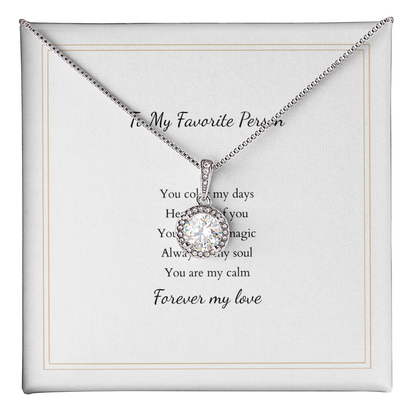 Eternal Hope Necklace with Personalized Message Card – A Timeless Gift for Her