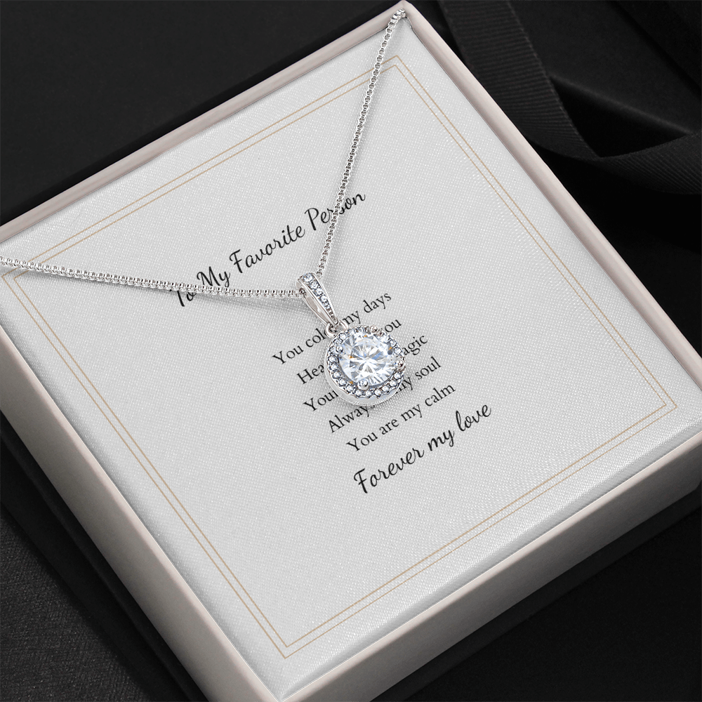 Eternal Hope Necklace with Personalized Message Card – A Timeless Gift for Her