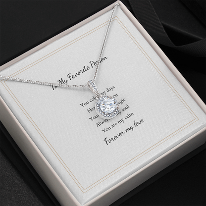Eternal Hope Necklace with Personalized Message Card – A Timeless Gift for Her