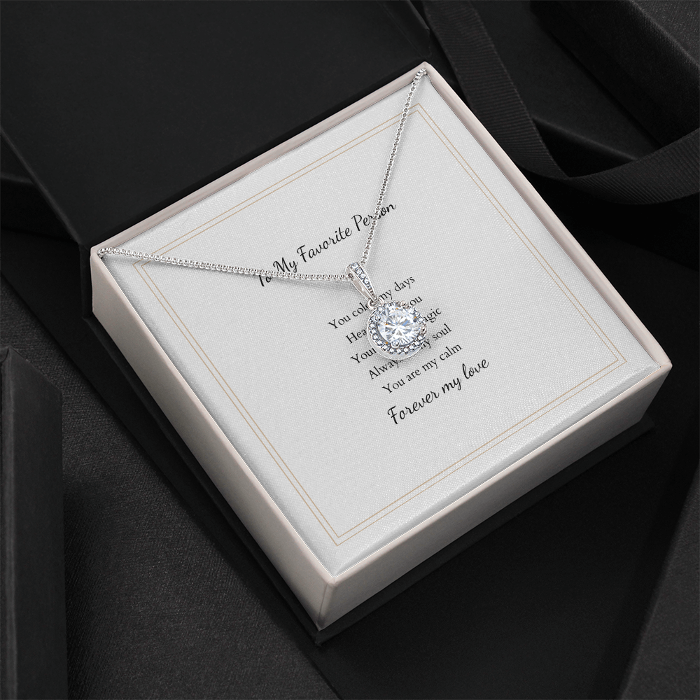 Eternal Hope Necklace with Personalized Message Card – A Timeless Gift for Her