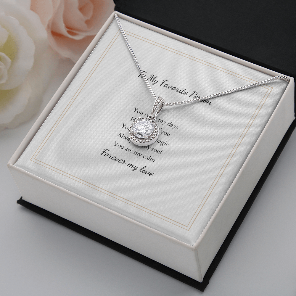 Eternal Hope Necklace with Personalized Message Card – A Timeless Gift for Her