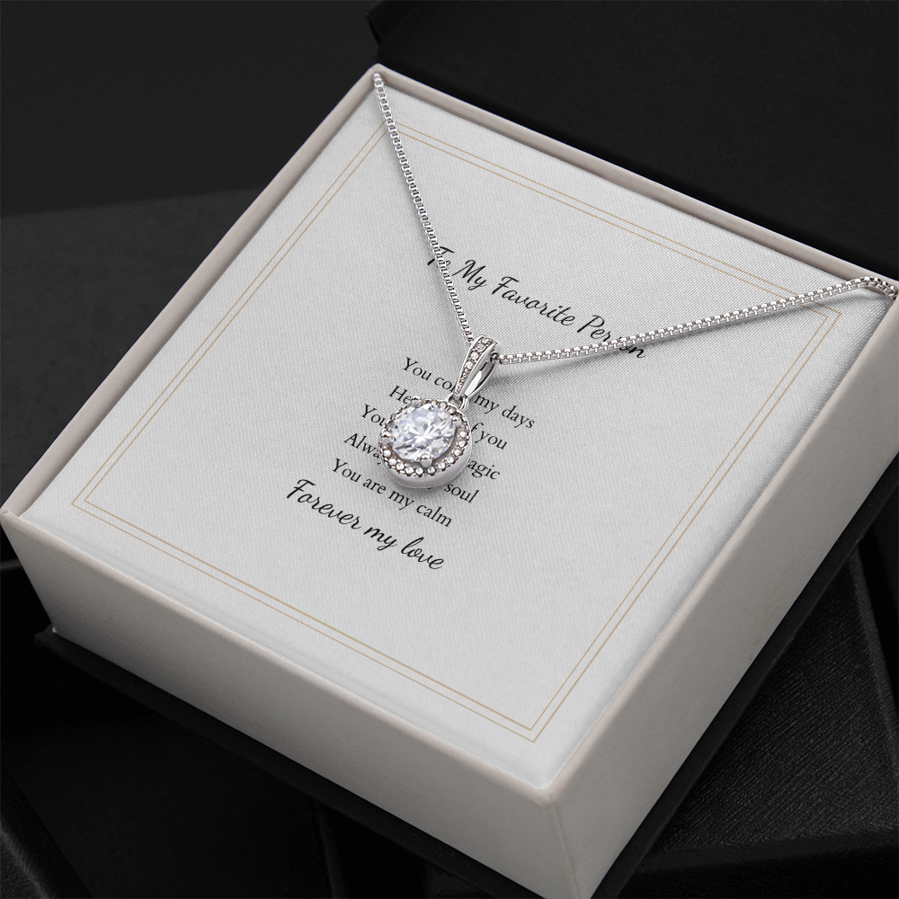 Eternal Hope Necklace with Personalized Message Card – A Timeless Gift for Her