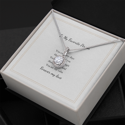 Eternal Hope Necklace with Personalized Message Card – A Timeless Gift for Her