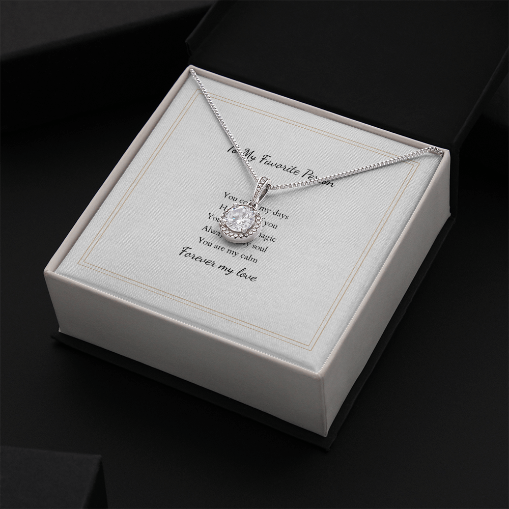 Eternal Hope Necklace with Personalized Message Card – A Timeless Gift for Her