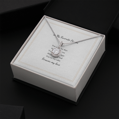 Eternal Hope Necklace with Personalized Message Card – A Timeless Gift for Her