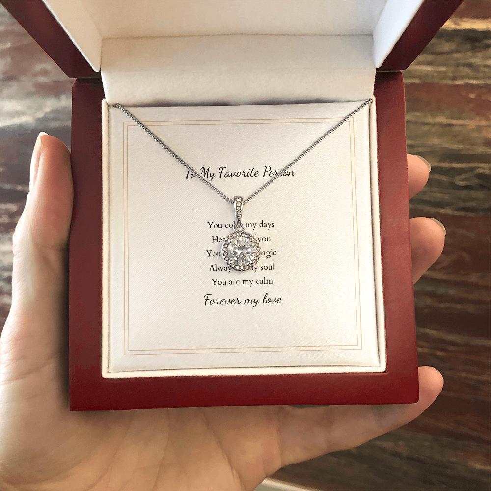 Eternal Hope Necklace with Personalized Message Card – A Timeless Gift for Her