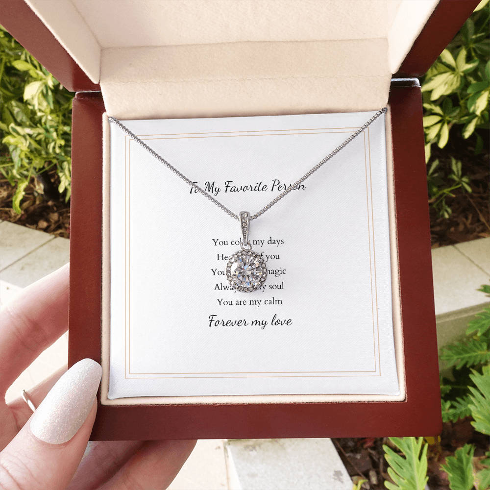 Eternal Hope Necklace with Personalized Message Card – A Timeless Gift for Her