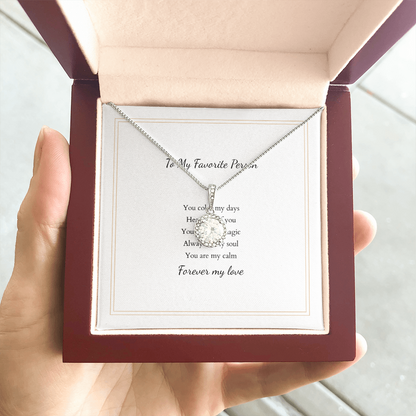 Eternal Hope Necklace with Personalized Message Card – A Timeless Gift for Her
