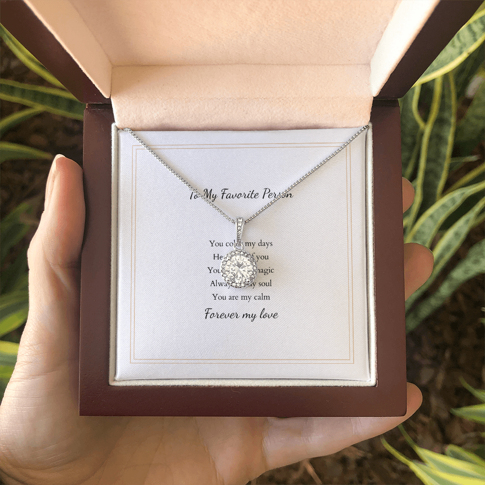 Eternal Hope Necklace with Personalized Message Card – A Timeless Gift for Her