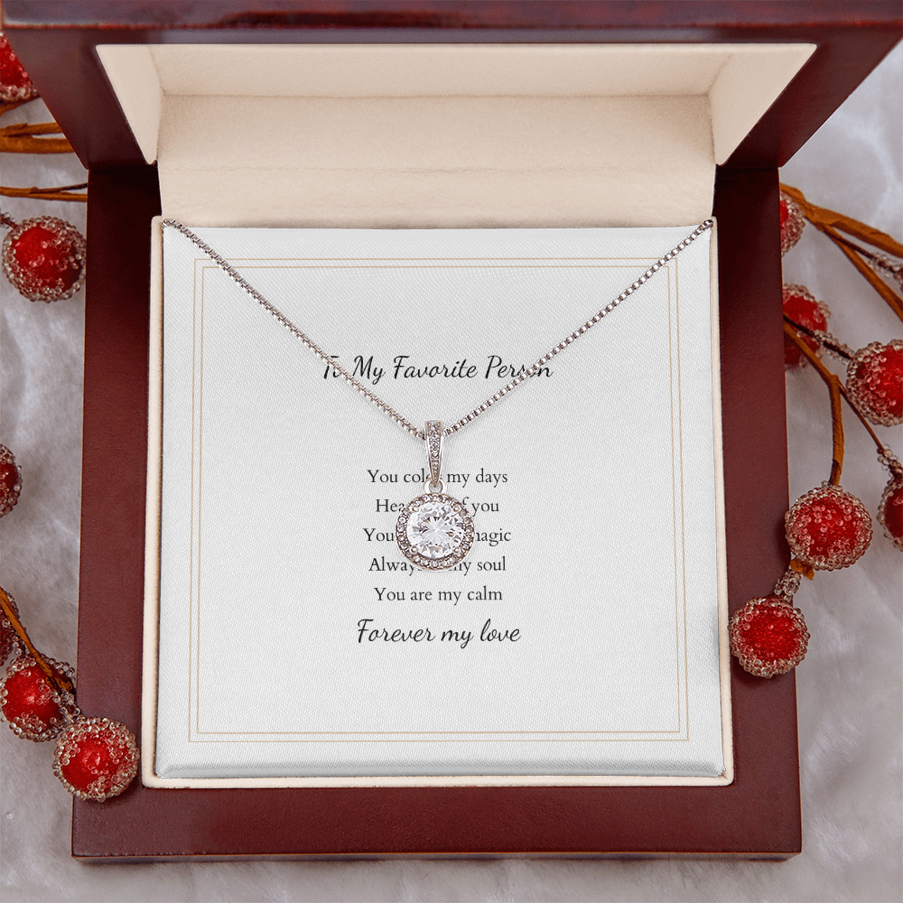 Eternal Hope Necklace with Personalized Message Card – A Timeless Gift for Her
