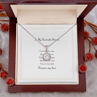 Eternal Hope Necklace with Personalized Message Card – A Timeless Gift for Her