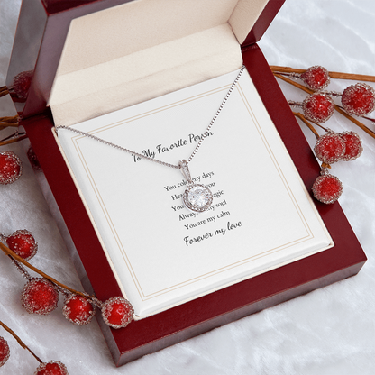 Eternal Hope Necklace with Personalized Message Card – A Timeless Gift for Her