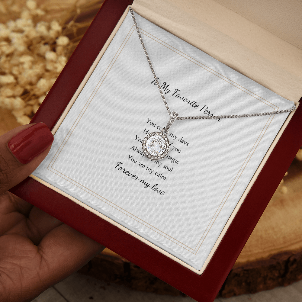 Eternal Hope Necklace with Personalized Message Card – A Timeless Gift for Her