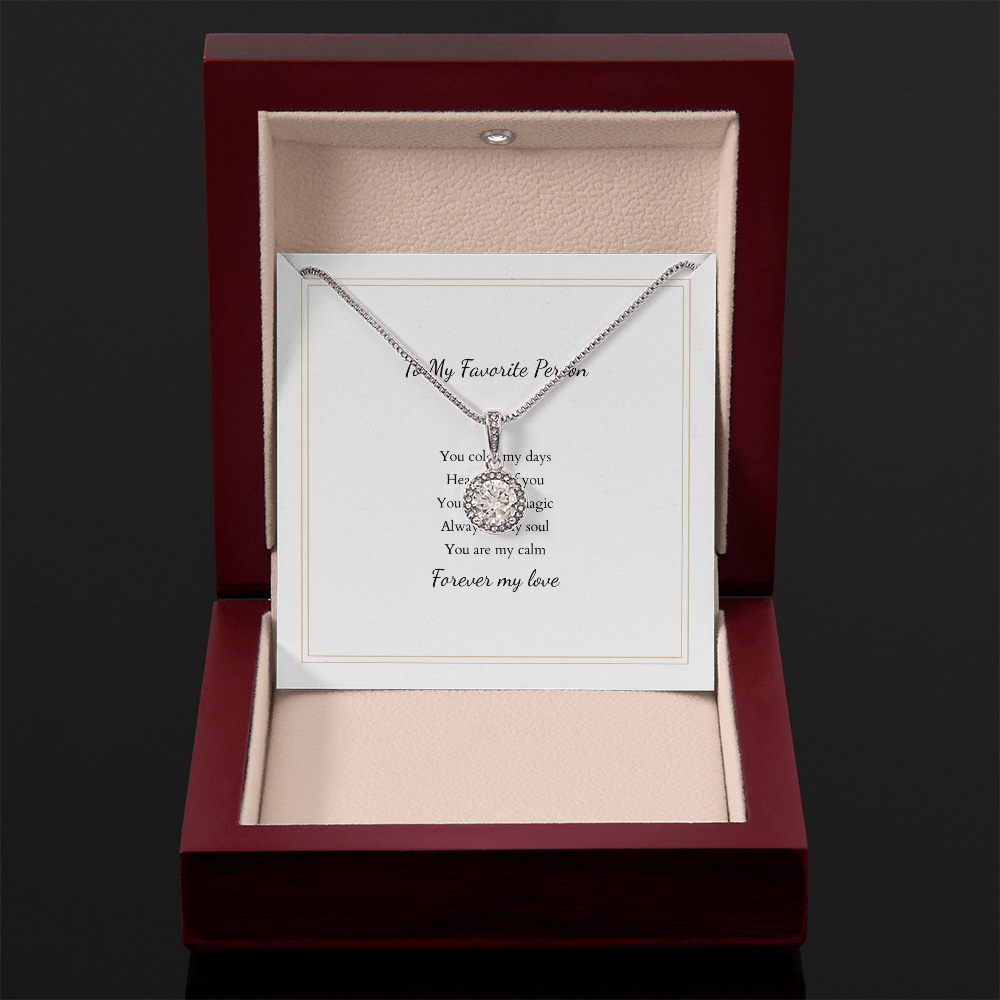 Eternal Hope Necklace with Personalized Message Card – A Timeless Gift for Her
