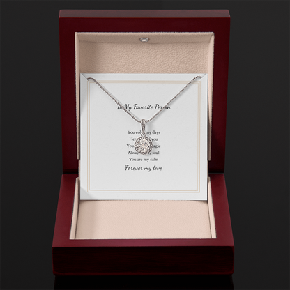 Eternal Hope Necklace with Personalized Message Card – A Timeless Gift for Her
