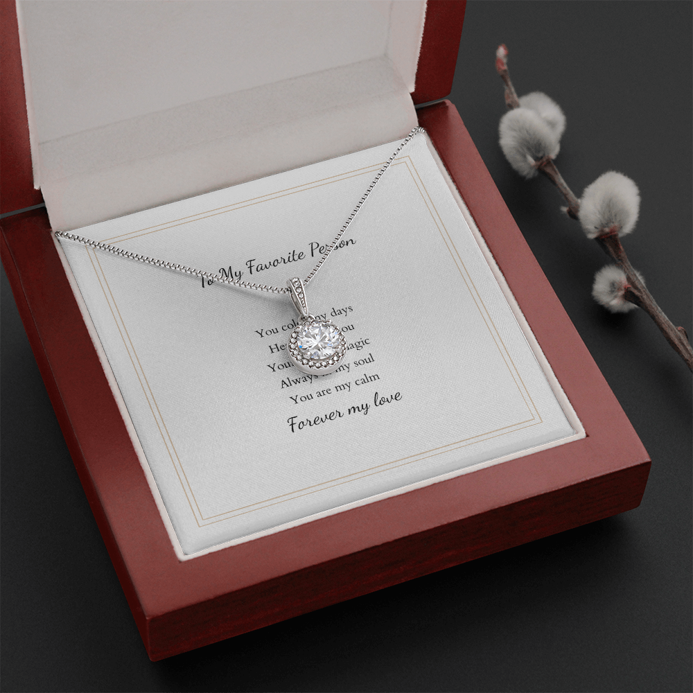 Eternal Hope Necklace with Personalized Message Card – A Timeless Gift for Her
