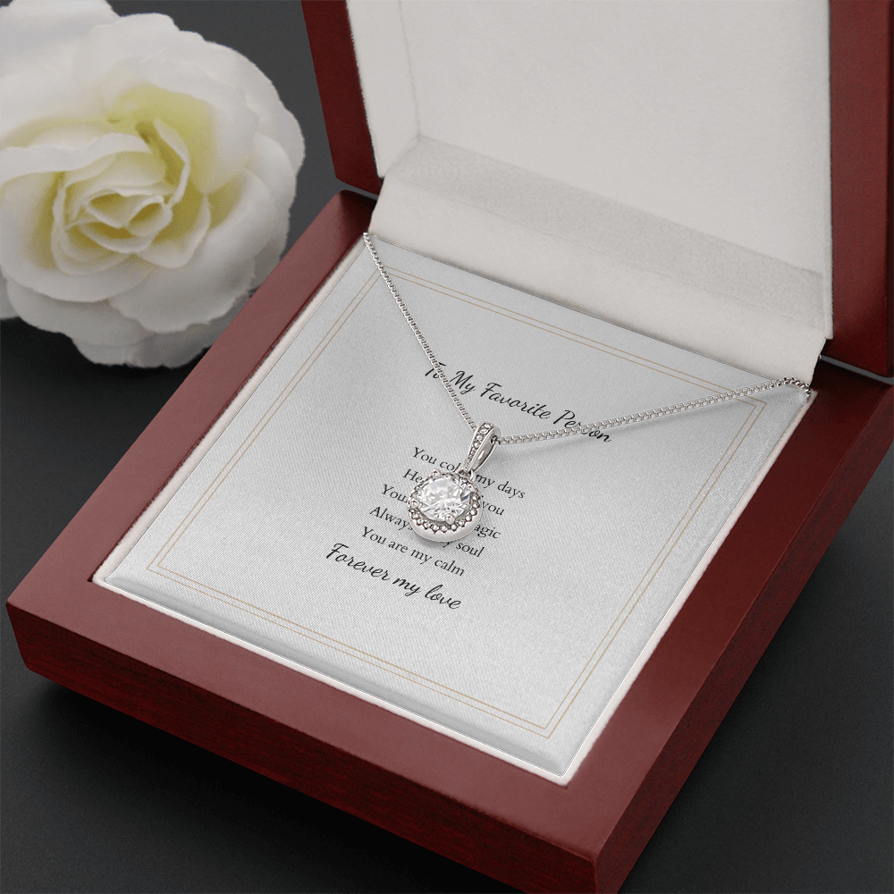 Eternal Hope Necklace with Personalized Message Card – A Timeless Gift for Her