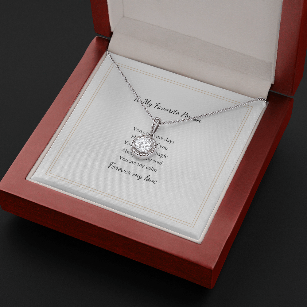 Eternal Hope Necklace with Personalized Message Card – A Timeless Gift for Her