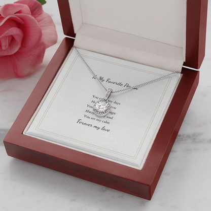 Eternal Hope Necklace with Personalized Message Card – A Timeless Gift for Her