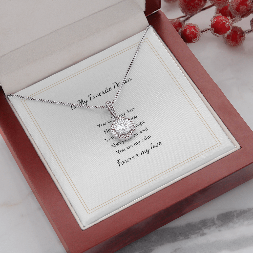 Eternal Hope Necklace with Personalized Message Card – A Timeless Gift for Her