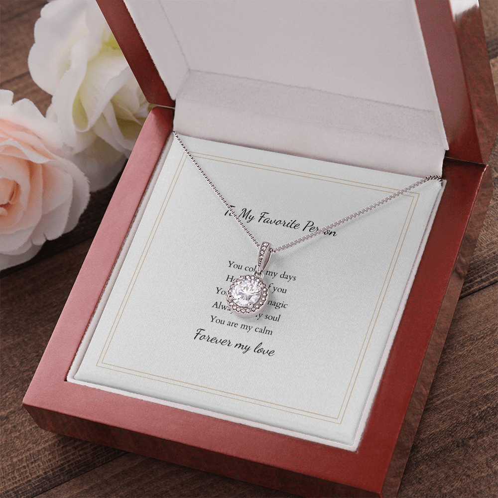 Eternal Hope Necklace with Personalized Message Card – A Timeless Gift for Her