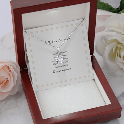 Eternal Hope Necklace with Personalized Message Card – A Timeless Gift for Her