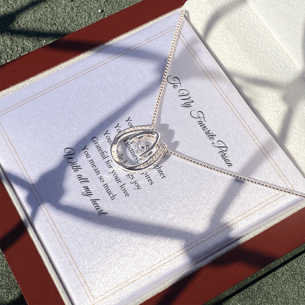 Lucky In Love Necklace – With Custom Message Card