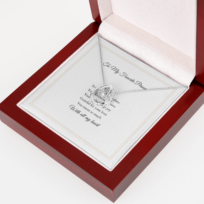 Lucky In Love Necklace – With Custom Message Card