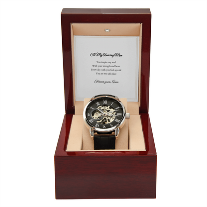 Openwork Watch — with Personalized Message Card