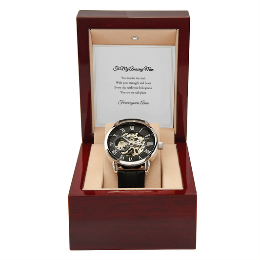 Openwork Watch — with Personalized Message Card