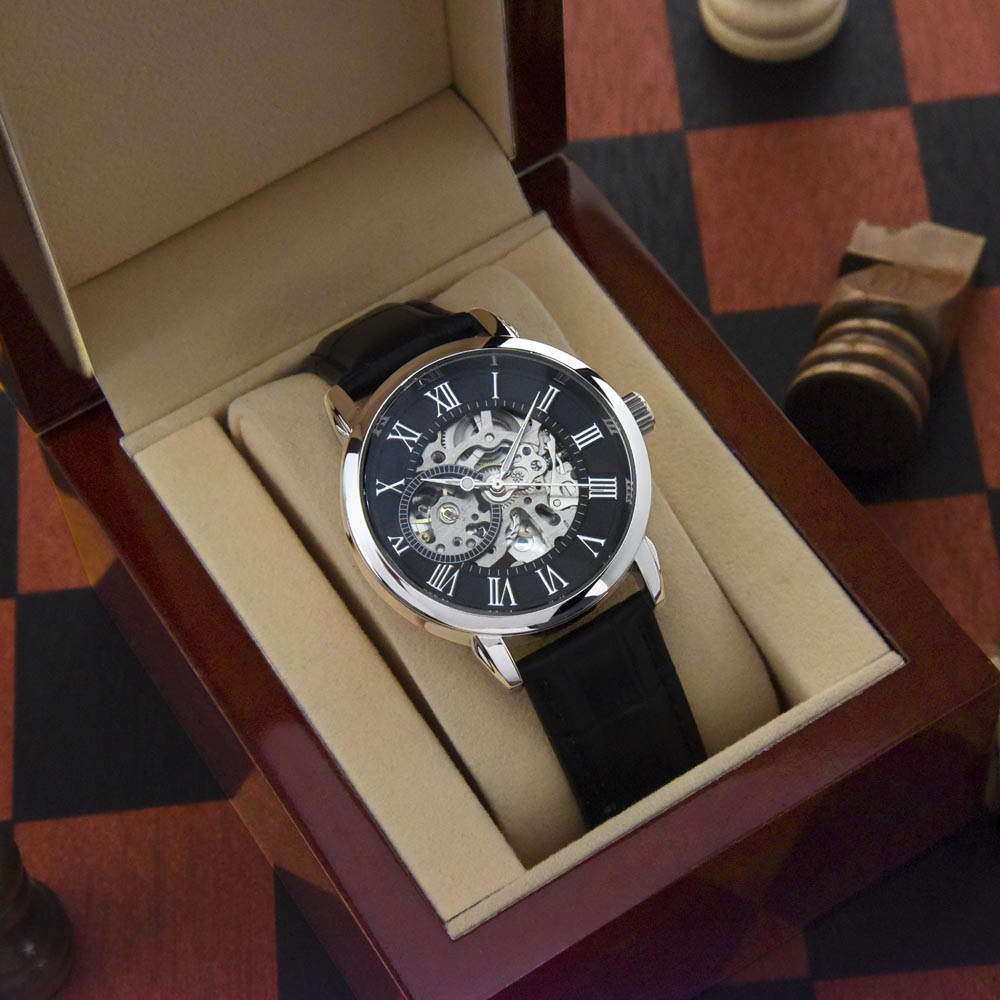 Openwork Watch — with Personalized Message Card