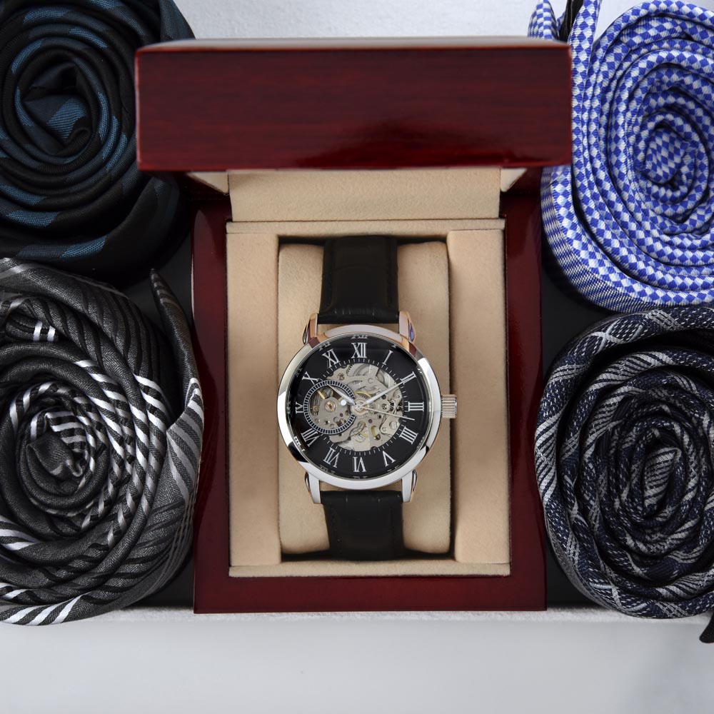 Openwork Watch — with Personalized Message Card