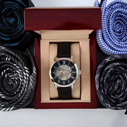 Openwork Watch — with Personalized Message Card