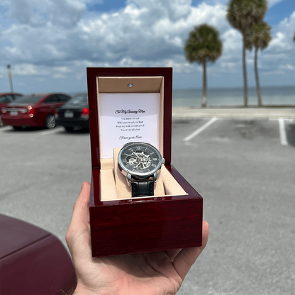 Openwork Watch — with Personalized Message Card