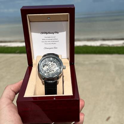 Openwork Watch — with Personalized Message Card